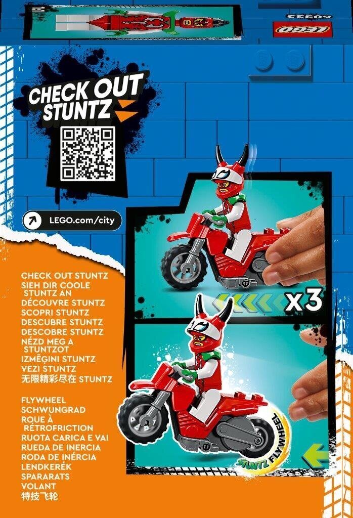 60332 LEGO® City Hooletu skorpioni trikimootorratas цена и информация | Klotsid ja konstruktorid | hansapost.ee