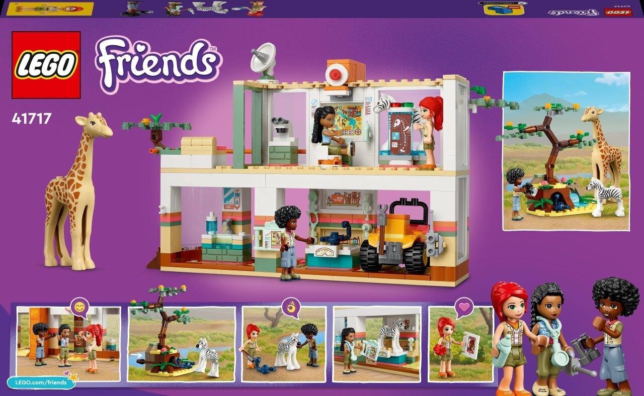 41717 LEGO® Friends Mijase metsloomade päästemissioon цена и информация | Klotsid ja konstruktorid | hansapost.ee