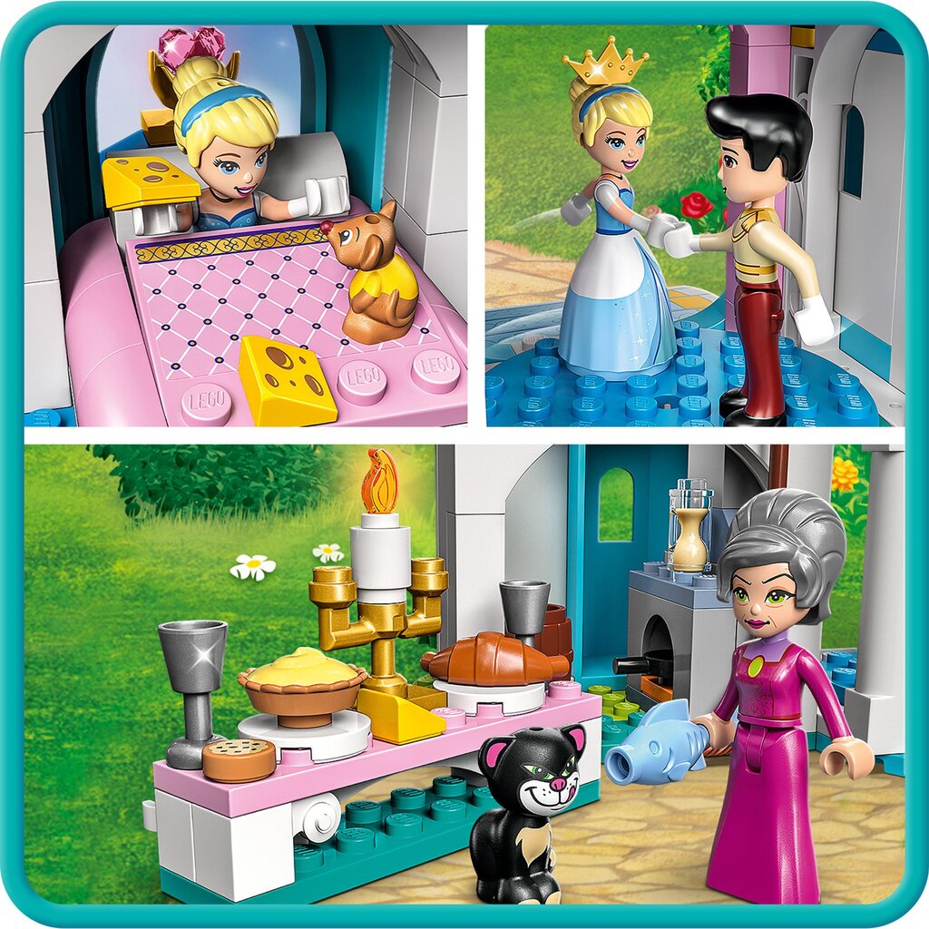 43206 LEGO® | Disney Princess Tuhkatriinu ja võluva printsi loss цена и информация | Klotsid ja konstruktorid | hansapost.ee