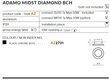 Sisseehitatud valgusti Azzardo Adamo Diamond Black hind ja info | Süvistatavad LED valgustid | hansapost.ee