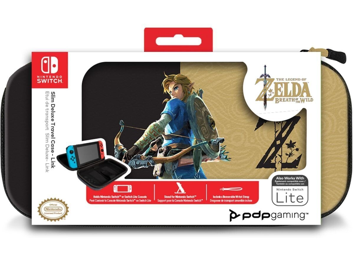PDP Nintendo Switch Slim Travel Deluxe Case Zelda Breath of the Wild цена и информация | Mängukonsoolide lisatarvikud | hansapost.ee
