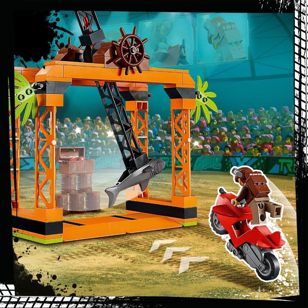 60342 LEGO® City Stunt Hai rünnaku trikiväljakutse цена и информация | Klotsid ja konstruktorid | hansapost.ee