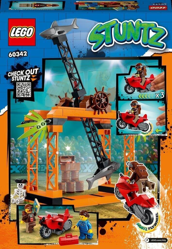 60342 LEGO® City Stunt Hai rünnaku trikiväljakutse цена и информация | Klotsid ja konstruktorid | hansapost.ee