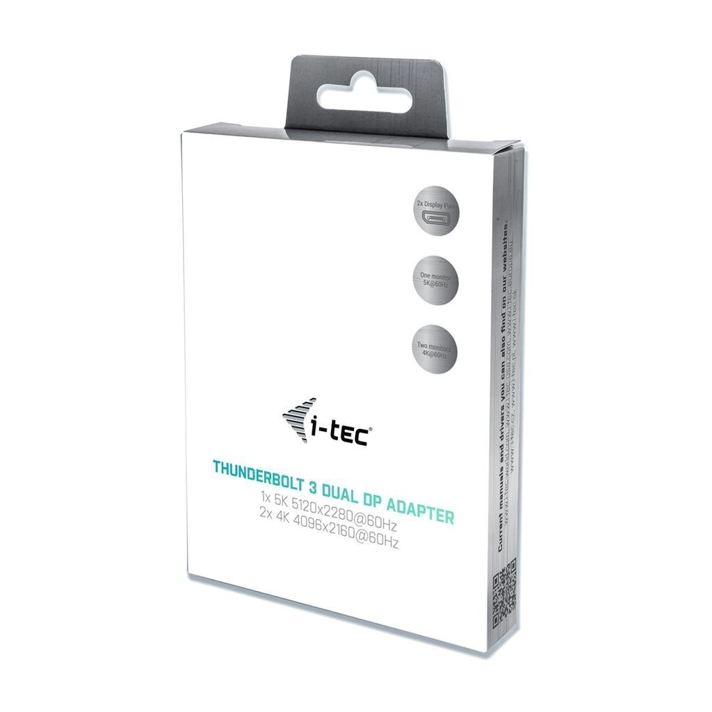 Adapter iTC TB3DUAL4KDP hind ja info | USB adapterid ja jagajad | hansapost.ee