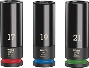 Peakomplekt Wera Wheel Impaktor C Set 1, 1/2 ”, 3 osa hind ja info | Käsitööriistad | hansapost.ee