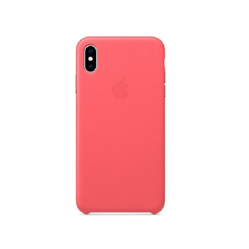 Tagakaaned Apple       iPhone XS Max Leather Case MTEX2ZM/A    Peony Pink цена и информация | Telefonide kaitsekaaned ja -ümbrised | hansapost.ee