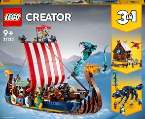 31132 LEGO® Creator Viikingilaev ja Midgardi madu hind ja info | Klotsid ja konstruktorid | hansapost.ee