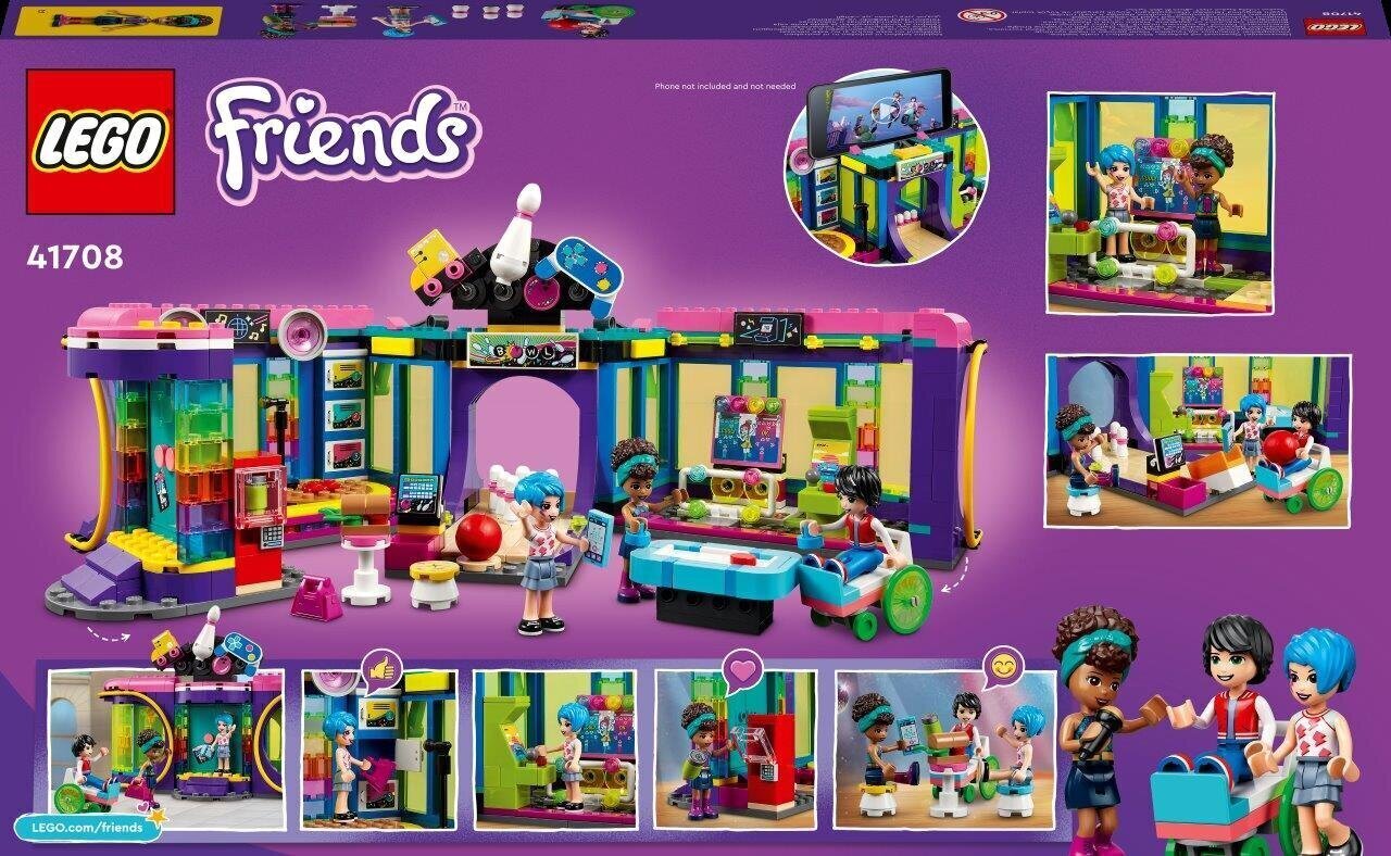 41708 LEGO® Friends Rulluisu disko areen цена и информация | Klotsid ja konstruktorid | hansapost.ee