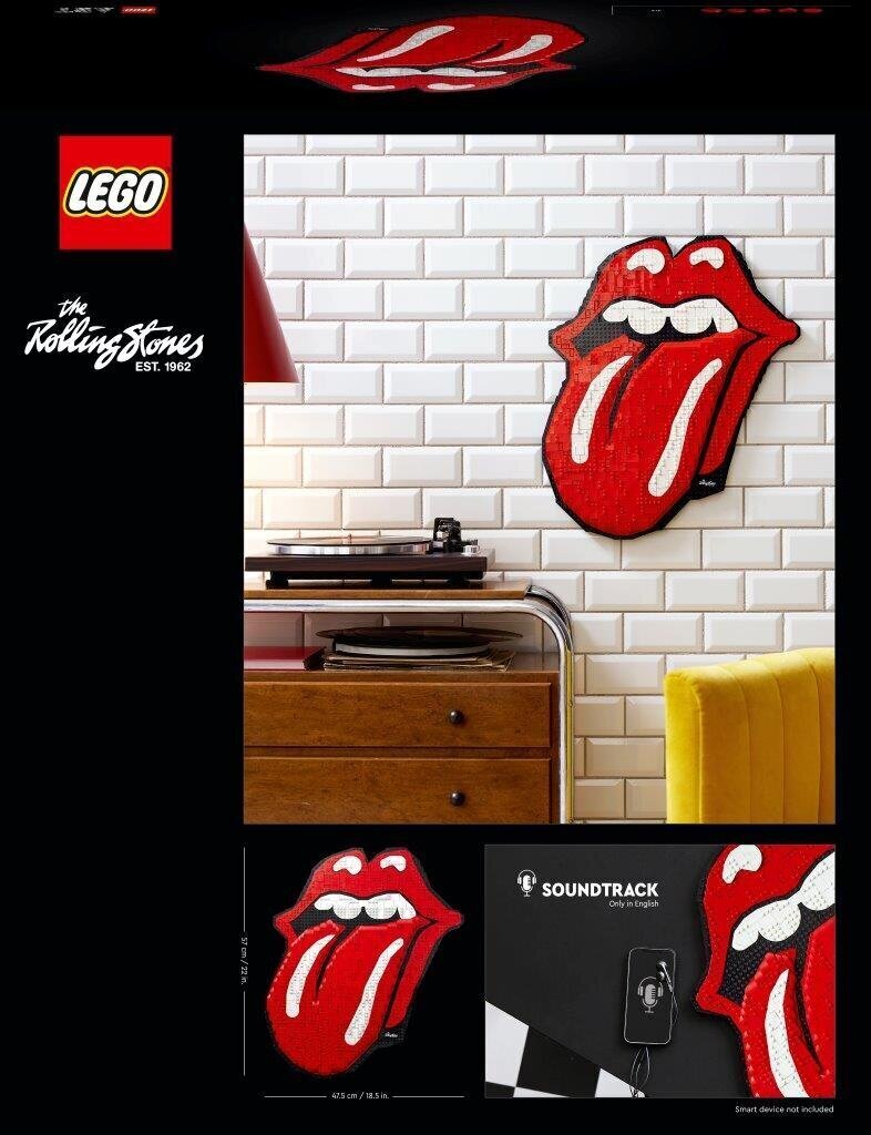 31206 LEGO® Art The Rolling Stones цена и информация | Klotsid ja konstruktorid | hansapost.ee