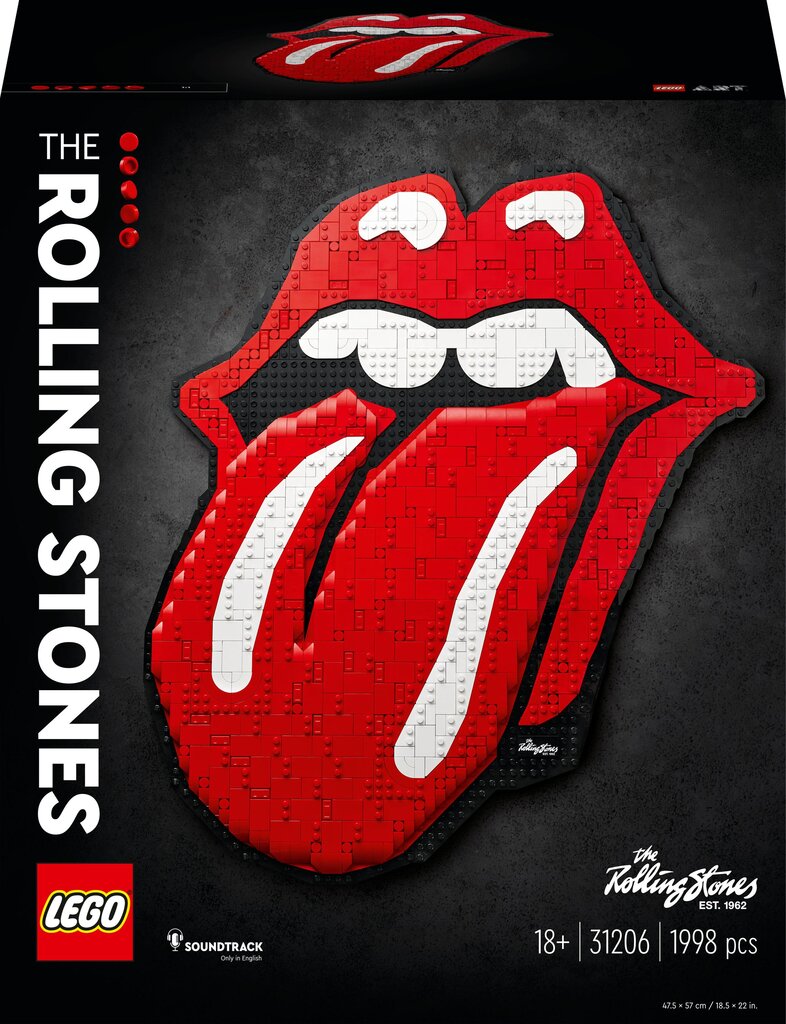31206 LEGO® Art The Rolling Stones цена и информация | Klotsid ja konstruktorid | hansapost.ee