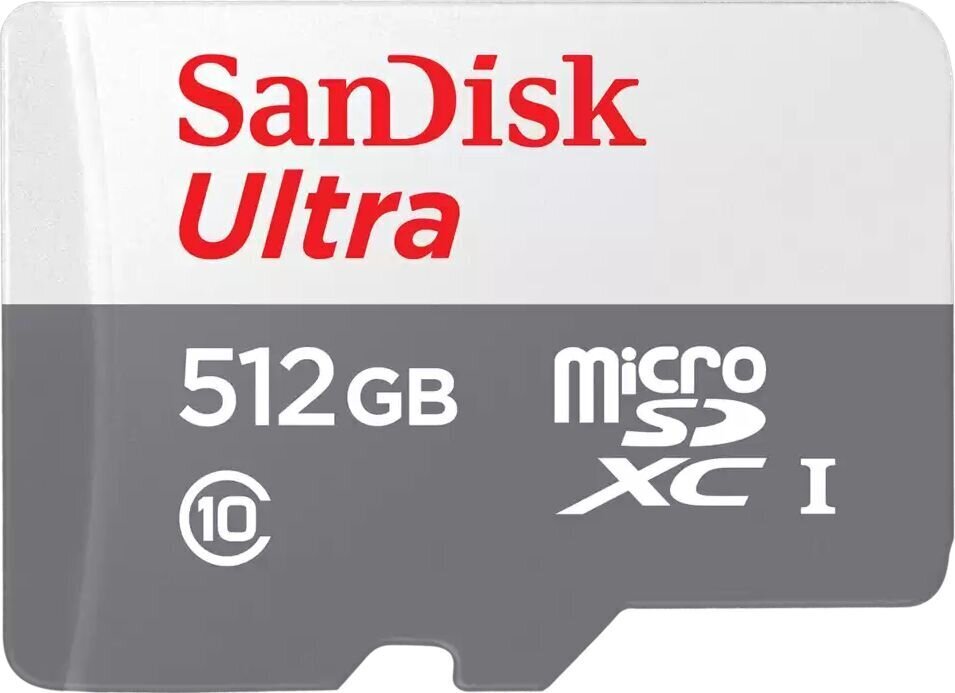 MEMORY MICRO SDXC 512GB UHS-I/SDSQUNR-512G-GN3MN SANDISK цена и информация | Fotoaparaatide mälukaardid | hansapost.ee