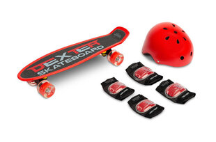 Скейтборд DEXTER + шлем и защита, красный цена и информация | Скейтборды | hansapost.ee