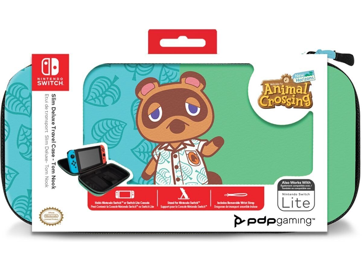 PDP Nintendo Switch Animal Crossing Slim Travel Deluxe case цена и информация | Mängukonsoolide lisatarvikud | hansapost.ee