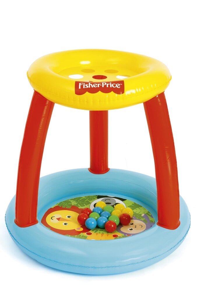 Täispuhutav mäng lastele Bestway Fisher-Price Animal Friends, mitmevärviline hind ja info | Täispuhutavad veemänguasjad ja ujumistarbed | hansapost.ee