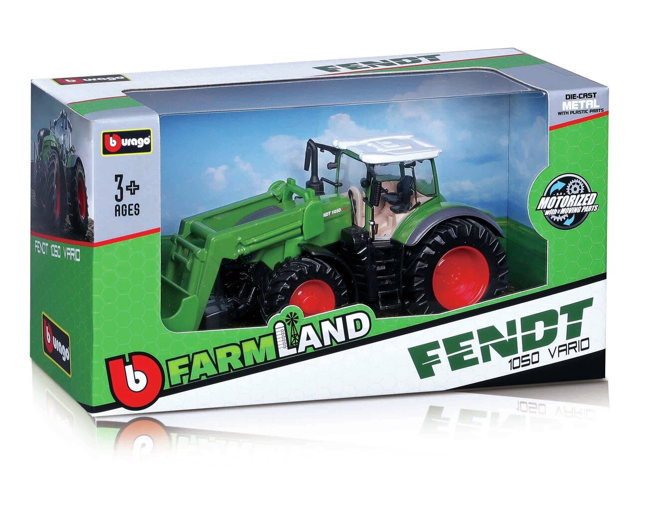 Kopaga põllutraktor Bbburago 10 cm, 18-31630 цена и информация | Mänguasjad poistele | hansapost.ee