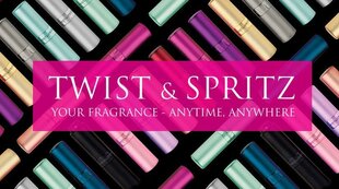 Флакон многоразового использования для духов Twist & Spritz Silver, 8 мл цена и информация | Косметички, косметические зеркала | hansapost.ee