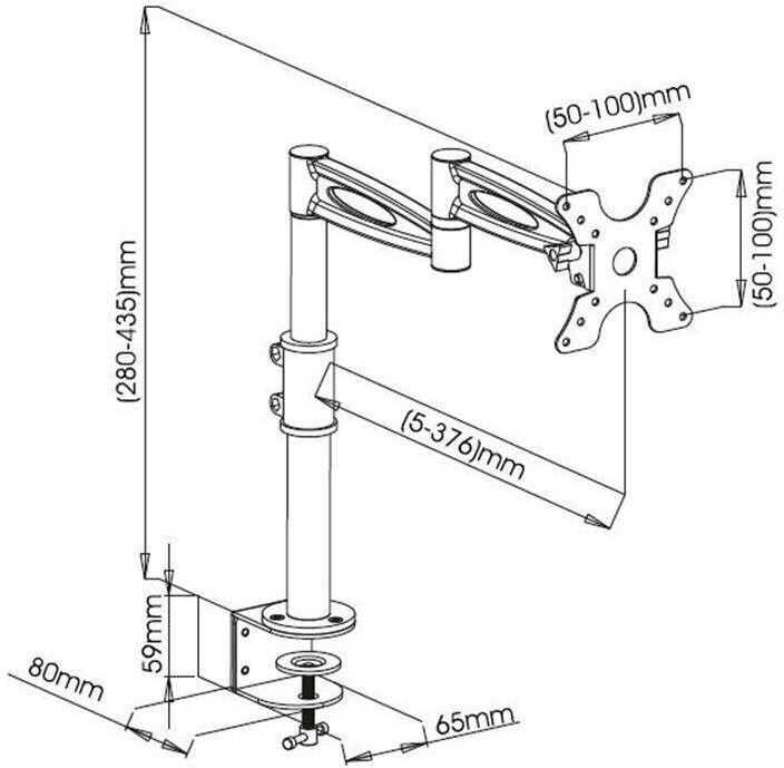 Techly LED/LCD 13-27" hind ja info | Monitori kinnitused | hansapost.ee