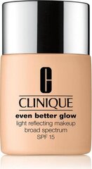 Clinique Naha heledamaks muutev meik SPF 15 Even Better Glow ( Light Reflecting Makeup SPF 15) 30 ml цена и информация | Пудры, базы под макияж | hansapost.ee