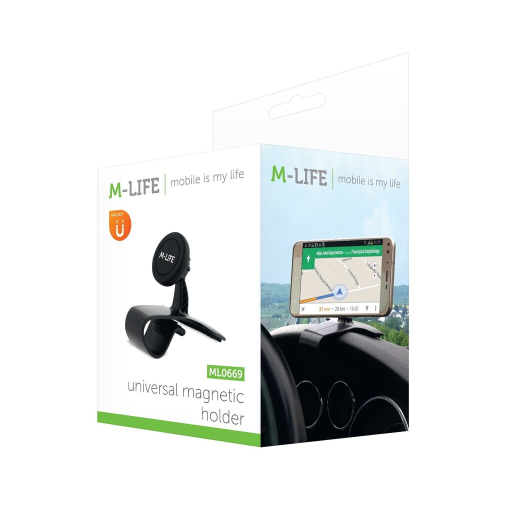 Plaadile kinnitatud universaalne magnet hoidik M -LIFE ML0699 hind ja info | Telefonihoidjad | hansapost.ee