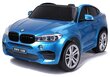 Elektriline maastur BMW X6M, värvitud sinine цена и информация | Laste elektriautod | hansapost.ee