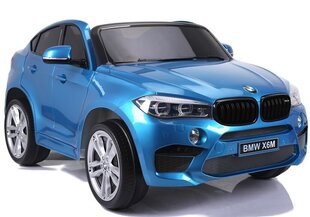 Elektriline maastur BMW X6M, värvitud sinine цена и информация | Электромобили для детей | hansapost.ee