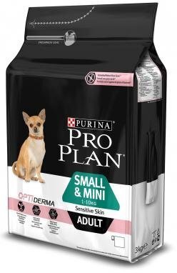 Kuivtoit koertele Pro Plan Dog Adult Small Breed Sensitive 3 kg цена и информация | Koerte kuivtoit ja krõbinad | hansapost.ee