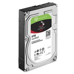 Жесткий диск Seagate NAS IronWolf 8 ТБ 3,5" ST8000VN004 цена и информация | Внутренние жёсткие диски (HDD, SSD, Hybrid) | hansapost.ee