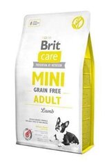 Brit Care Mini Adult Lamb teraviljavaba koeratoit 2 kg цена и информация | Сухой корм для собак | hansapost.ee