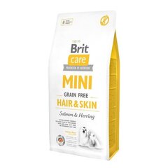 Brit Care Mini Hair & Skin полноценный корм для собак 2кг цена и информация | Сухой корм для собак | hansapost.ee
