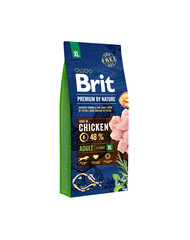 BRIT Premium By Nature Adult Extra Large XL, 15 кг цена и информация | Сухой корм для собак | hansapost.ee