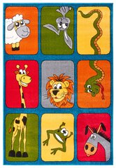 Детский ковер Hanse Home Zoo Buddies, синий, 120x170 см цена и информация | Ковры | hansapost.ee