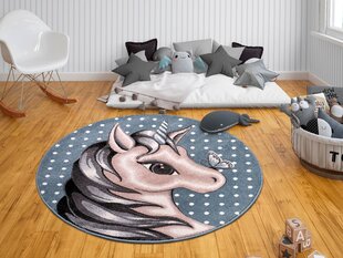 Hanse Home laste vaip Cute Unicorn, sinine, 133 cm hind ja info | Vaibad | hansapost.ee