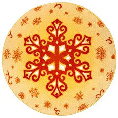 Hanse Home laste vaip Christmas Snowflake, kollane, 80 cm hind ja info | Vaibad | hansapost.ee