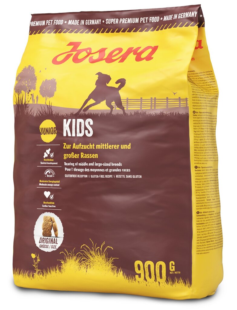 Josera noortele kutsikatele Kids, 900 g hind ja info | Koerte kuivtoit ja krõbinad | hansapost.ee