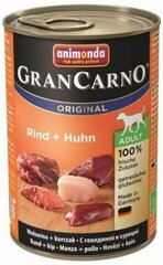 GRANCARNO adult konserv veiseliha ja kanaga, 0,4 kg hind ja info | Koerakonservid | hansapost.ee