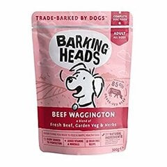 Kuivtoit koertele Barking Heads veiselihaga Beef Waggington​, 300 g цена и информация | Консервы для собак | hansapost.ee