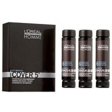 Tooniv juuksegeel meestele L'Oreal Professionnel Homme Cover 5 3 x 50 ml, Dark Brown hind ja info | Juuksevärvid | hansapost.ee