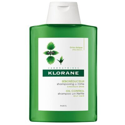 Puhastav šampoon nõgese ekstraktiga rasustele juustele Klorane 200 ml. hind ja info | Šampoonid | hansapost.ee