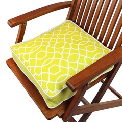 Подушка для стула Floriane Garden YM1194, желтая цена и информация | Подушки, наволочки, чехлы | hansapost.ee