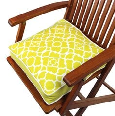 Подушка для стула Floriane Garden YM1192, желтая цена и информация | Подушки, наволочки, чехлы | hansapost.ee