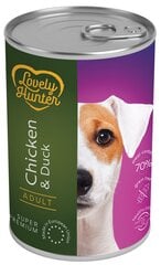 Lovely Hunter консервы для взрослых собак с курицей и уткой, 400 г цена и информация | Консервы для собак | hansapost.ee