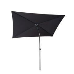 Уличный зонт PATIO, черный цена и информация | Зонты, маркизы, стойки | hansapost.ee