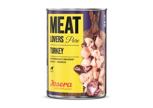 Josera MeatLovers täiskasvanud koertele Pure Turkey, 400g цена и информация | Консервы для собак | hansapost.ee