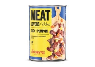 Josera MeatLovers täiskasvanud koertele Duck&Pumpkin, 400g hind ja info | Koerakonservid | hansapost.ee