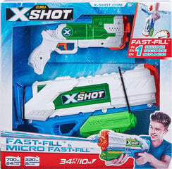 Набор игрушечных водяных пистолетов X-Shot Fast- Fill и Micro Fast-Fill, 56225 цена и информация | Игрушки (пляж, вода, песок) | hansapost.ee