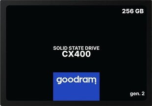 GoodRam SSDPR-CX400-256-G2 цена и информация | Внутренние жёсткие диски (HDD, SSD, Hybrid) | hansapost.ee