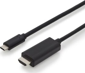 Digitus AK-300330-020-S, HDMI/USB-C, 2 м цена и информация | Кабели и провода | hansapost.ee