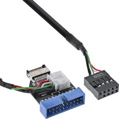 InLine 33446A hind ja info | USB adapterid ja jagajad | hansapost.ee