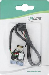 InLine 33446A hind ja info | USB adapterid ja jagajad | hansapost.ee