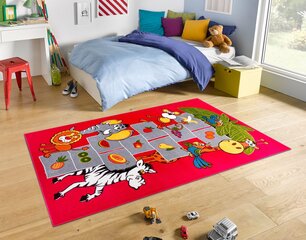 Детский игровой коврик Hanse Home Jungle Jump, красный, 80x150 см цена и информация | Ковры | hansapost.ee